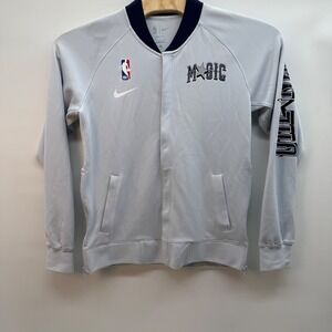 Nike‎ NBA Orlando Magic Dri FIT Men's Light Gray City Edition Track Jacket L